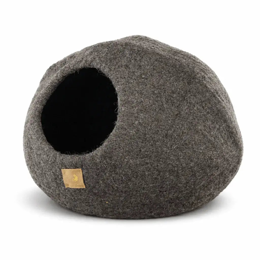 WoolNest Premium - handgemaakte wollen kattenmand