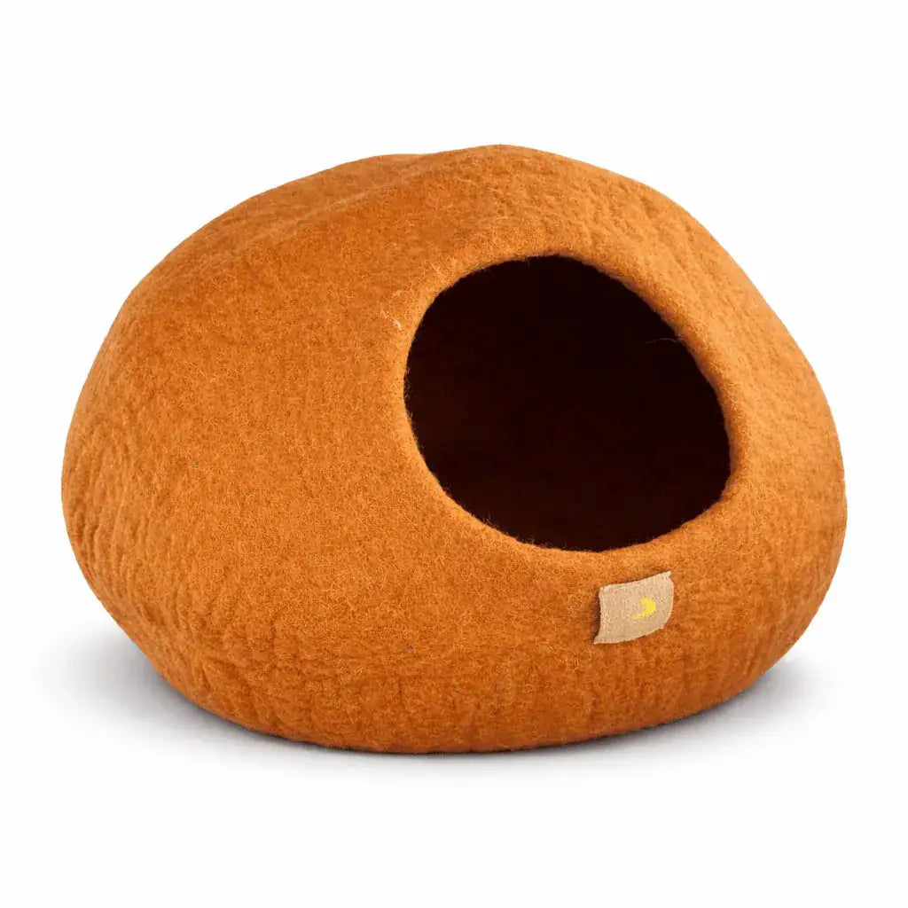 WoolNest Premium - handgemaakte wollen kattenmand